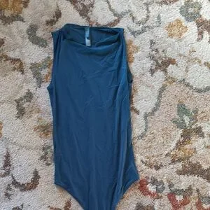 Skims Sleeveless Teal Bodysuit Jelly
